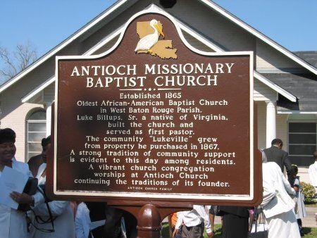 Antioch Missionary Baptist Church Sign