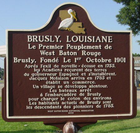 Brusly Louisiana Historical Marker