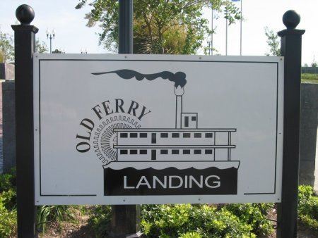 Old Ferry Landing Sign